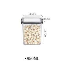 Hũ kín 5 hạt, Hũ đựng đồ ăn nhẹ trong bếp, Đồ dùng đựng đồ ăn trong bếp, Trang trí phòng, Thích hợp cho nhà bếp, Nhà hàng, Tiệc tùng, Tụ họp, Quà tặng cho bạn bè, Quà tặng gia đình, Quà tặng trang trí Giáng sinh, Tiệc Giáng sinh - trong suốt - Xem 8