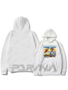 Agostinho Taxi Sweatshirt 100% Cotton Unisex Cold Weather Top - Fast Shipping - 白色 - 查看 2