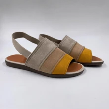 LORE Women's Flat Sandal - 米色 - 查看 3