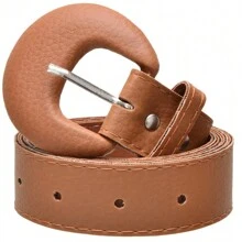 Women's Plus Size Oval Half Moon Belt Various Colors Casual Elegant - Lạc đà - Xem 1