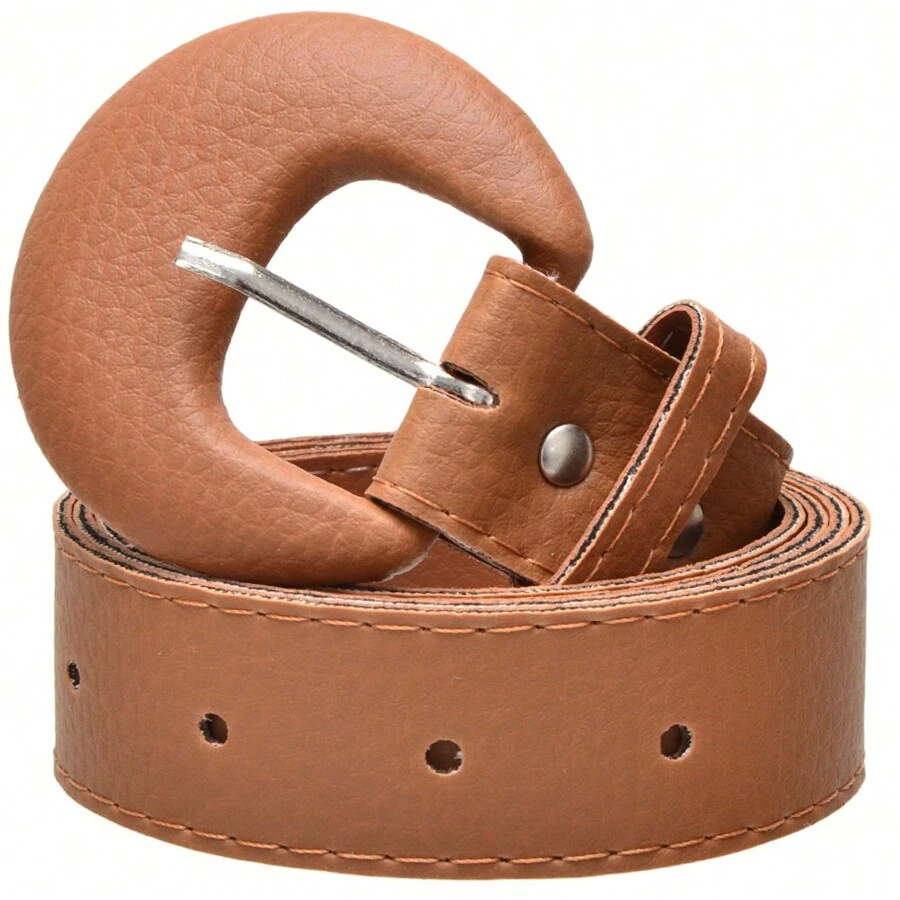 Women's Plus Size Oval Half Moon Belt Various Colors Casual Elegant - Lạc đà - Xem 1