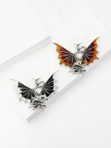 Broches de dragón volador esmaltados de moda para mujeres, pines de animales unisex, disponibles en varios colores, accesorios para oficina, fiesta y regalos