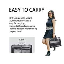 Moosinily Moosinily 2 FT Small Grill Table Portable 2 Height Adjustable Camping Table Beach Table Foldable Picnic Table Foldable Folding Table BBQ Mesh Outdoor Table Black 23.6*15.7 Inch