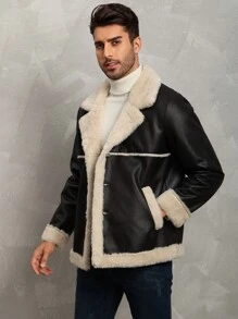 Men's Black Composite Insulated Casual Jacket