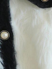 JIANHU 蕾絲領口可愛風格開衫