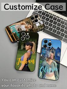 1 件定制图像手机壳、个性化照片 + 名称设计手机壳、定制照片手机壳、带图片的个性化手机壳、定制图像手机壳、周年纪念礼物、情人节礼物、生日礼物、结婚礼物、母亲节礼物、父亲节礼物、最好的朋友礼物、送给妈妈/爸爸的礼物、送给男朋友的礼物、送给女朋友的礼物、兼容 11/12/13/14/15promax、Galaxy A15/ A25/A35/A55/S23/24ultra 系列、定制手机壳、街头休闲时尚 - 黑色 - 查看 5