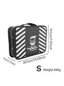Barber Hairstylist Tool Kit, Multi-Function Storage Box, Scissors Comb Hair Styling Tools Organizer