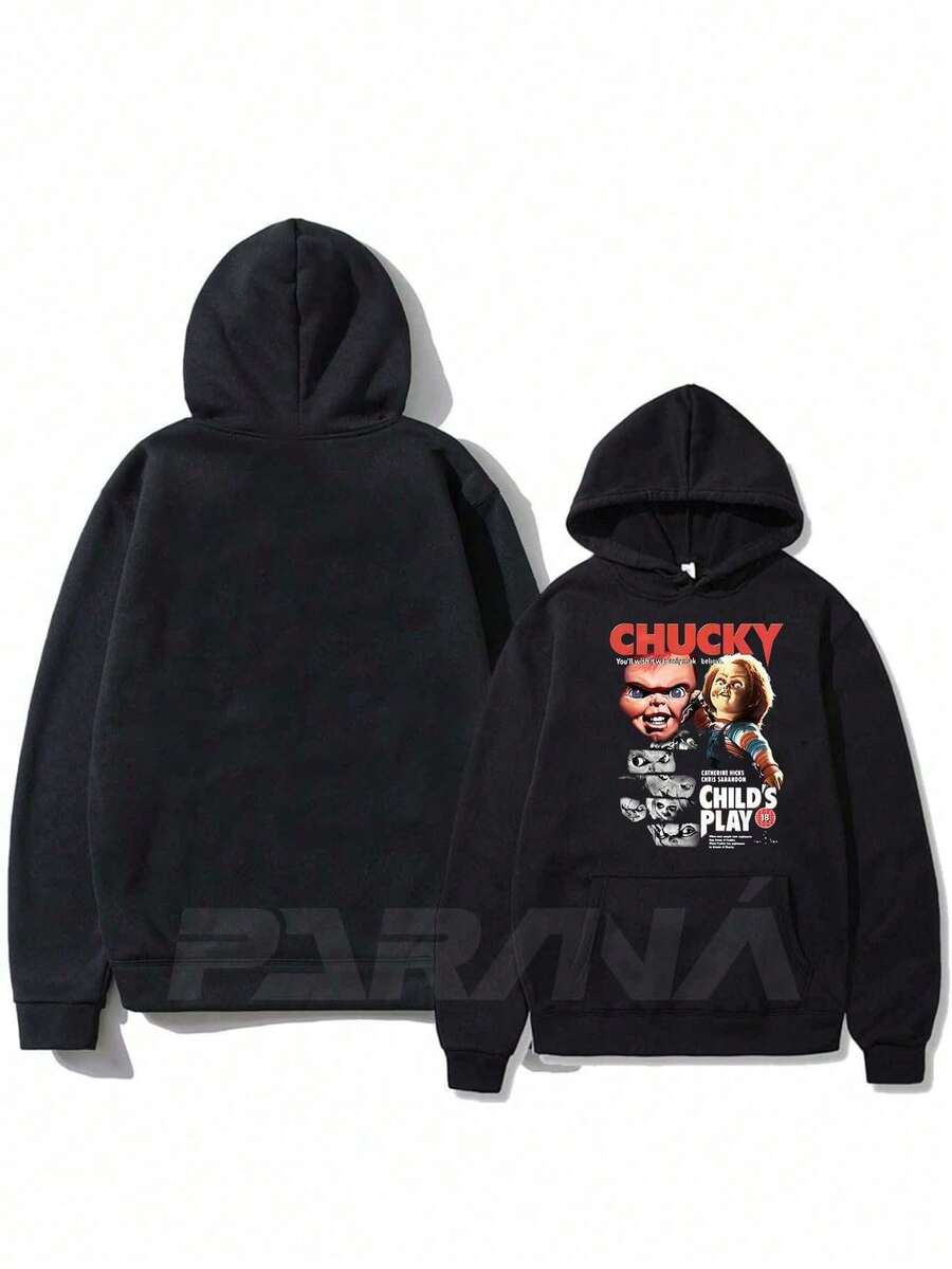 Boneco Sweatshirt Cold Weather Blouse 100% Cotton Unisex - Fast Shipping - 黑色 - 查看 1