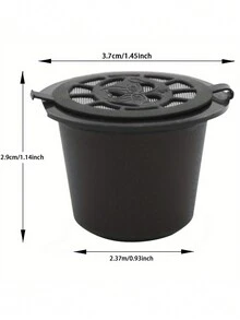5/8 Pcs/Set Reusable Coffee Filter Capsule Shells With Brush Scoop Coffee Capsule Filter Refill Coffee Mugs, - Multicolor - View 2