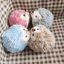 1-4 piezas Muñeco de peluche de erizo de dibujo animado lindo - Juguetes de peluche duraderos para mascotas para juego interactivo diario de buscador con perros y gatos - Multicolor - Ver 9