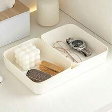 1 件小号矩形开放式浅托盘、抽屉盒（用于小饰品和钥匙）、桌面收纳盒 - 彩色 - 查看 5