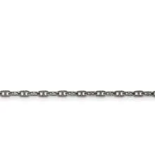The Black Bow 2.75mm Stainless Steel Boat Chain Necklace