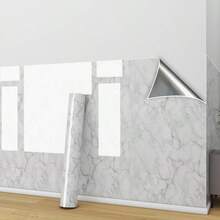 Extra Thick Kitchen Oil-Proof Sticker, Self-Adhesive, Waterproof For Stove, Heatproof, Marble & Tile Pattern Wall Paper For Cabinet, Countertop, Sink, Bathroom - Lion's Crack Stone - View 3