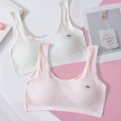 Seamless Teen Girls Puberty Camisole Bra For Middle School & High School Girls