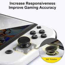 Joycon Joystick Replacement Repair Kit 2 Packs For Fix Drift Switch Joy-Con Controller & Switch Lite Joystick Parts Replacement Left/Right Analog Thumb Stick, Metal Latch - Multicolor - View 4