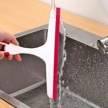 1 pièce Nouveau racloir en verre pour la maison et la salle de bain, nettoyant pour fenêtre de voiture, brosse de nettoyage pour carrelage mural et sol. Décoration de salle de bain, décoration d'automne, retour à l'école