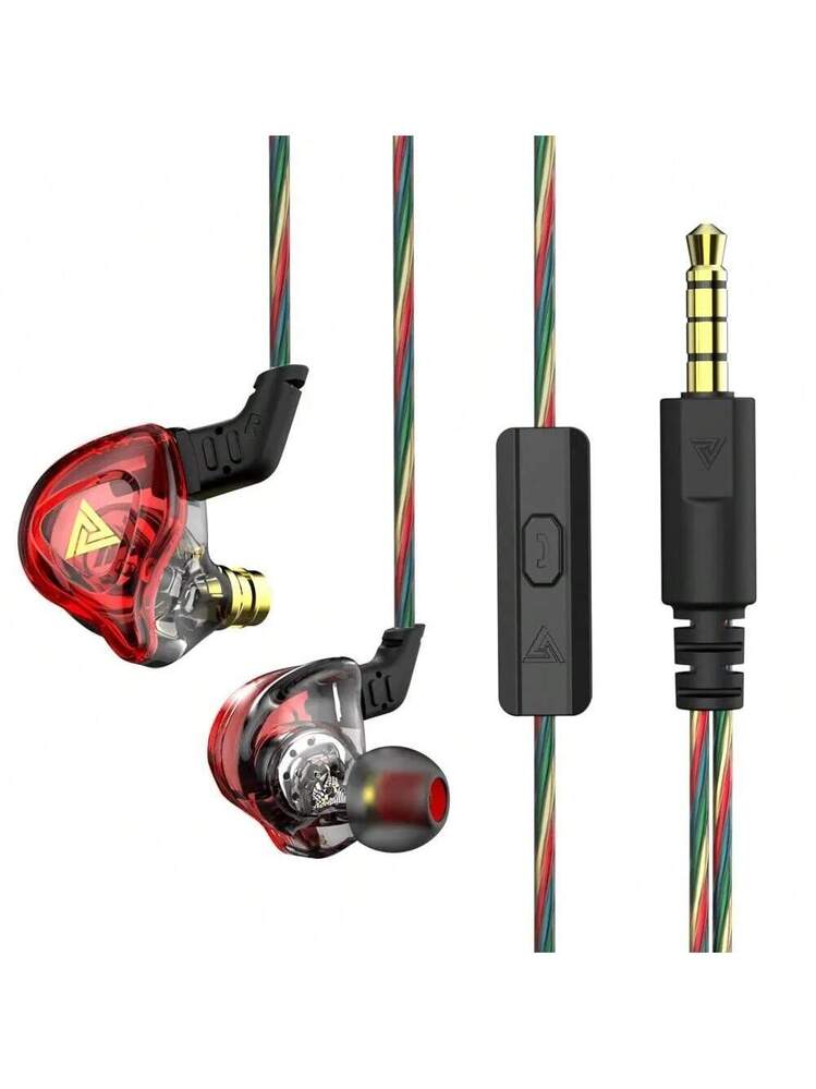QKZ AK6-DMX 有線イヤホン 3.5mm AUX HIFI ステレオ 大口径ドライバー