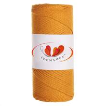 2mm Hollow  Yarn, Japanese Style Linen Round Rope For Crocheting & Weaving, Bag Making