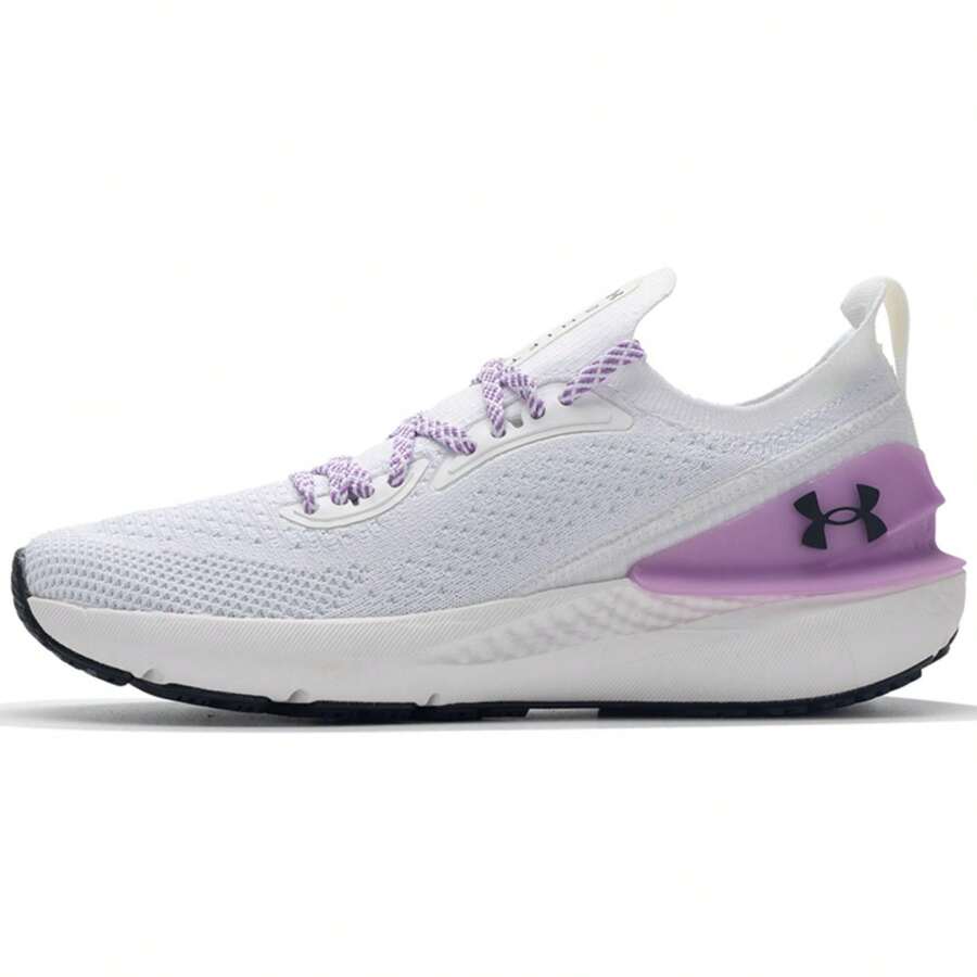 Under Armour Running Shoes Women's Shoes Breathable And Comfortable Training Shoes Low-Top Sports Shoes 3027777-100 - White/Purple - View 1