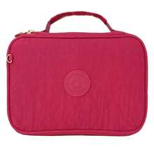 Large School Pencil Case For Men And Women, Toiletry Bag, Organizer, Plain Box, 100 Pens - Đỏ - Xem 3