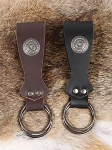 1 件 PU 皮革裙夹适用于中世纪维京腰带文艺复兴裙远足集市 LARP 角色扮演服装（不含腰带）万圣节 - 彩色 - 查看 3