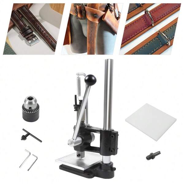Futchoy Futchoy Punzonadora Manual Corte Prensa de Estampado Punzonadora Herramienta de bricolaje