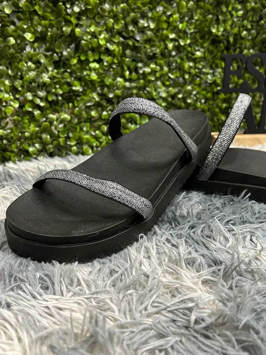 Women's  Sandal Lightweight Comfortable Flip Flop - màu đen - Xem 1