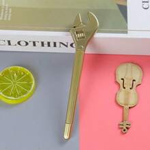 Creative Stationery Metal Wrench Ballpoint Pen, Novelty Gift Pen, Plastic Wrench Ballpoint Pen, Office Stationery, Unique Metal Tool Pen, Student Gift - Multicolor - View 12