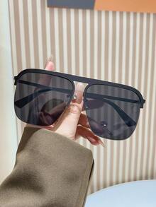 1 副男士时尚半框眼镜 - 简约、舒适、时尚休闲街头眼镜，打造街头风格，适合搭配毛衣夹克、运动衫、连帽衫、皮裤和工装裤 - A - 查看 1