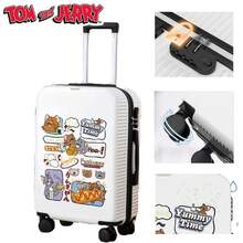 官方新款涂鸦20英寸行李箱加厚涂鸦旅行密码行李箱。行李箱旅行箱行李箱旅行箱手提箱旅行行李箱随身行李箱 - 彩色 - 查看 4