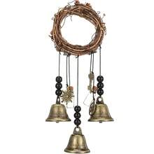 1PC Witch Bells Protection Door Hanger Hanging Witch Wiccan Decor Tree Wind Chimes Wiccan Decor Witchcraft Supplies Witches Bells For Door For Protection - Witch Bells - View 7