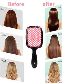 5pcs/Set Professional Hair Styling Tool Kit Includes 200ml Fine Mist Spray Bottle, Teasing Brush, Steel Tail Comb, Double-Ended Eyebrow Brush, Hollow Comb, Suitable For Salon, Stylist, Daily Use And DIY Hair Styling - Multicolor - View 8