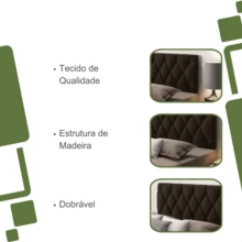 Double Bed Headboard - Paris Model - Colors - 鏽棕色 - 查看 3