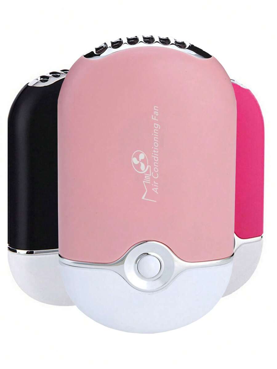 1pc Mini Eyelash Fan, Suitable For Eyelash Extension, Portable Eyelash Fan Dryer, Handheld Rechargeable USB Eyelash Fan, Built-In Sponge Cooling Air Conditioner Fan, Suitable For Eyelash Extension Manicure, Quick Drying Nail, Eyelash Extension Glue/Adhesive (1pc Pink)