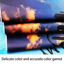 1 件，装饰艺术现代复古风格海报，无框壁挂装饰，适用于家庭办公室、客厅、卧室 - 水墨艺术印刷品，卡通图案，室内使用 - 春季和冬季无框/有框 - 彩色 - 查看 6