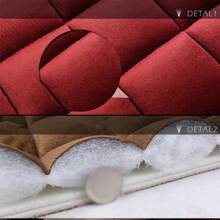 2 件装通用椭圆形汽车座椅垫 - 带泡沫填充物的涤纶面料，柔软透气，防滑，轻便，全天候保护，可手洗