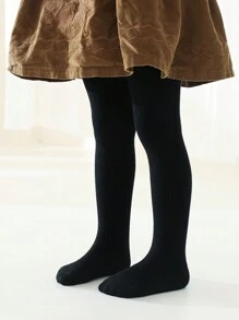 1pc Children Thickened Velvet Pantyhose, Baby Warm Leggings, Girls Stirrup Tights For Autumn Winter