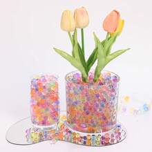 50,000 件花瓶填充珠，吸水珠，遇水膨胀，有弹性，漂浮珍珠花瓶填充物，水凝胶珠，水晶球，水生球，无土水生植物珠，果冻珍珠蜡烛漂浮，适用于制作漂浮蜡烛，圣诞装饰，节日装饰，婚礼中心装饰，插花，家居装饰，花瓶，装饰品，桌面花卉装饰 - 彩色 - 查看 20