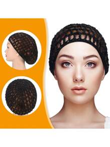 1pc Woven Hair Net Wig Cap, Hair Care Sleeping Hat For Women ,Hair Styling Tools Hair Accessories,Travel,Birthday - Multicolor - View 7
