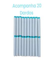 Dart Launcher Toy Target Machine Gun Nerf Gun 20 Darts - ventosa verde - 查看 3