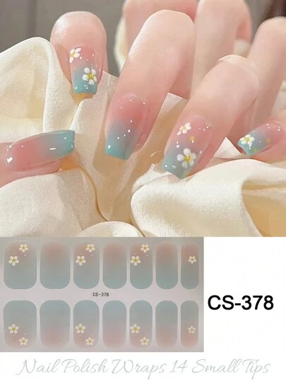 Suministros de arte de uñas, diseño fresco, kit de uñas autoadhesivo impermeable para manualidades de arte de uñas para uñas de otoño e invierno