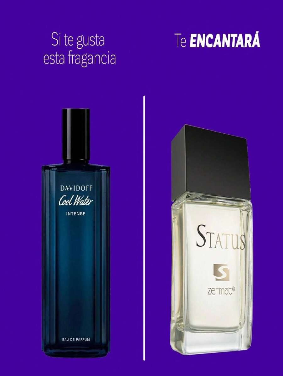 DAVIDOFF COOL WATER INTENSE INSPIRATION GENTLEMAN STATUS LONG LASTING PERFUME FRAGRANCE FOR MEN EXQUISITE EXCELLENT AROMA 100ML