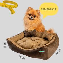 KARPPOVET Luxury Pet Dog Bed In Brown And Gray Suede, Comfort And Elegance For Your Pet, Luxurious Design, Durability, Easy To Wash, Superior Comfort - Rỉ Nâu - Xem 5