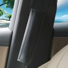 1 件装皮革压花舒适柔软汽车内饰配件套装 - 方向盘套/扶手垫/肩垫 - 均碼 - 查看 3