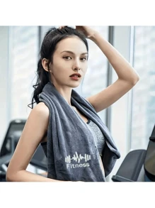 1 件运动毛巾、健身房吸汗毛巾、速干浴巾，适合户外活动、露营用品