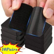 10 对汽车脚垫隐形固定贴纸，高粘度按扣，防滑耐高温双面胶，以及汽车背胶贴片