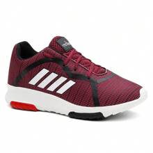 Men's Sports Shoes With 4 Stripes Launch 2024 - Merah - View 2