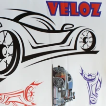 Happy And Furious Cars Boy's Bedroom Decoration Sticker - 彩色 - 查看 10