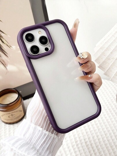 Simple Transparent Acrylic Phone Case Compatible With IPhone 17 Pro Max/17 Pro/17 Air/17/16 Pro Max/16/16 Pro/16 Plus/16E/15/15 Plus/15 Pro/15 Pro Max/11/12/13/14 Pro Max/11 Pro/11 Pro Max/12 Pro/12 Pro Max/13 Pro/13 Pro Max/7 Plus/14 Pro/14 Pro Max/14 Plus Hard Case