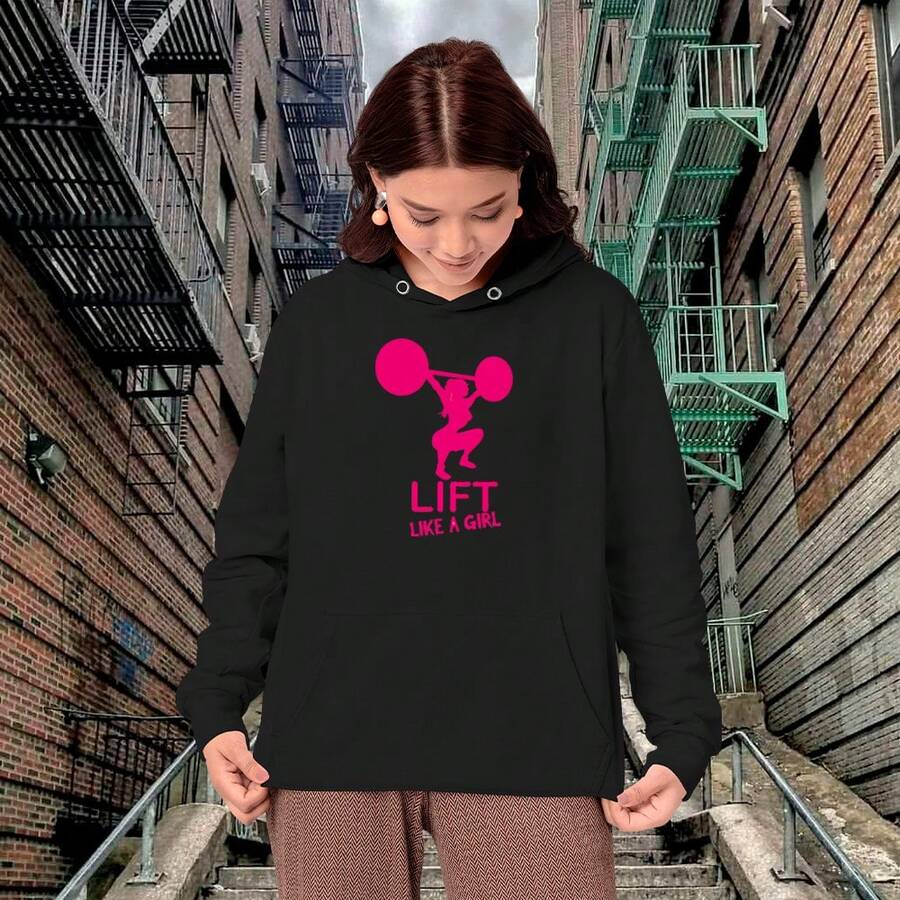 Comfortable Kangaroo Training Sweatshirt For Cold Weather Enjoy - màu đen - Xem 1